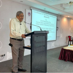 IIAM Excellence in teaching, learning and research by M.R. Rao